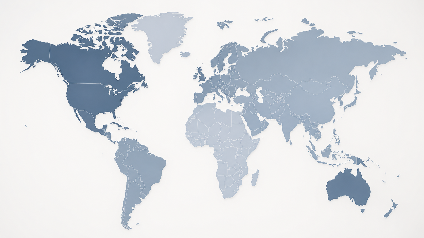World map highlighting the Kelmendi Foundation’s four-phase geography of impact — from Kosovo across the Western Balkans, Europe and selective global initiatives